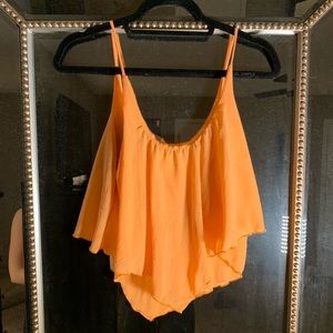 Orange Crop Top